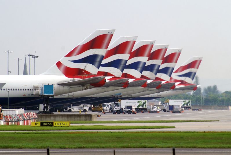 british-airways-line-of-planes-riot