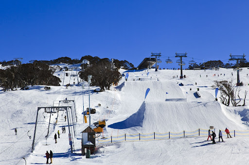Perisher Ski Resort in New South Wales, Australia